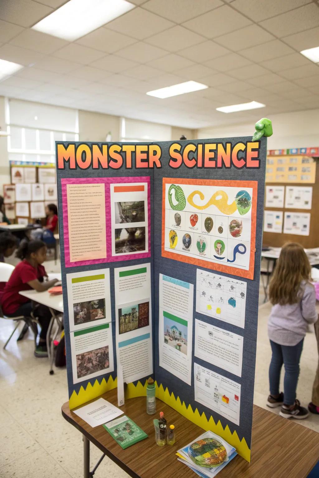 A science zone engaging students with the wonders of science through monsters.