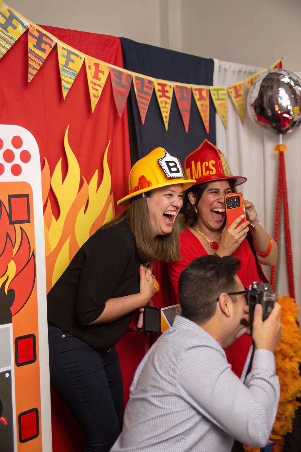 Have fun with a themed photo spot.