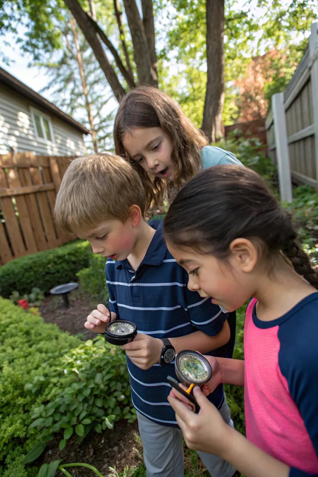 Compass scavenger hunts turn play into exploration.