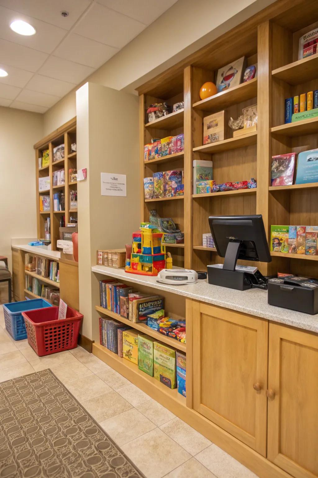 A toy library encourages joy and responsibility.