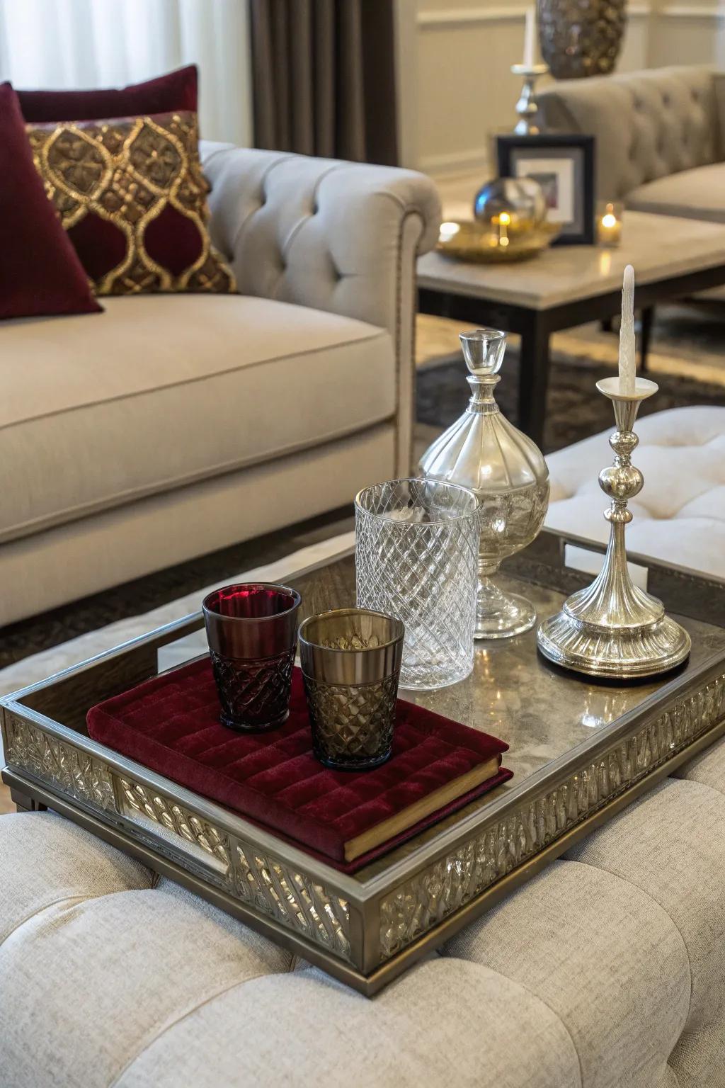 Craft layers of grandeur with varied feels.