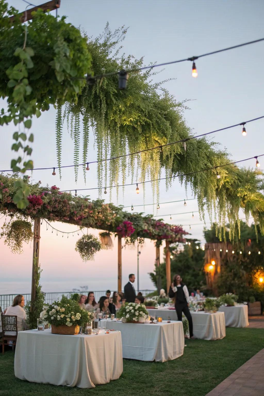 Hanging verdant spaces generate some luxurious together with breathtaking atmosphere.
