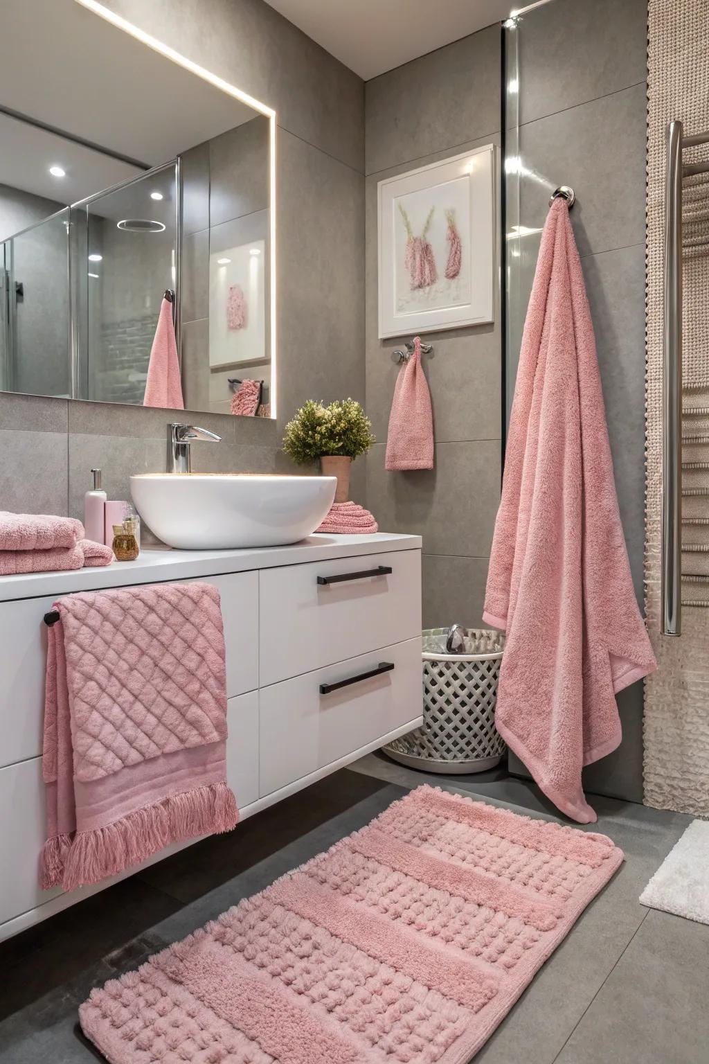 Rose fabrics use a stylish and simple color upgrade.