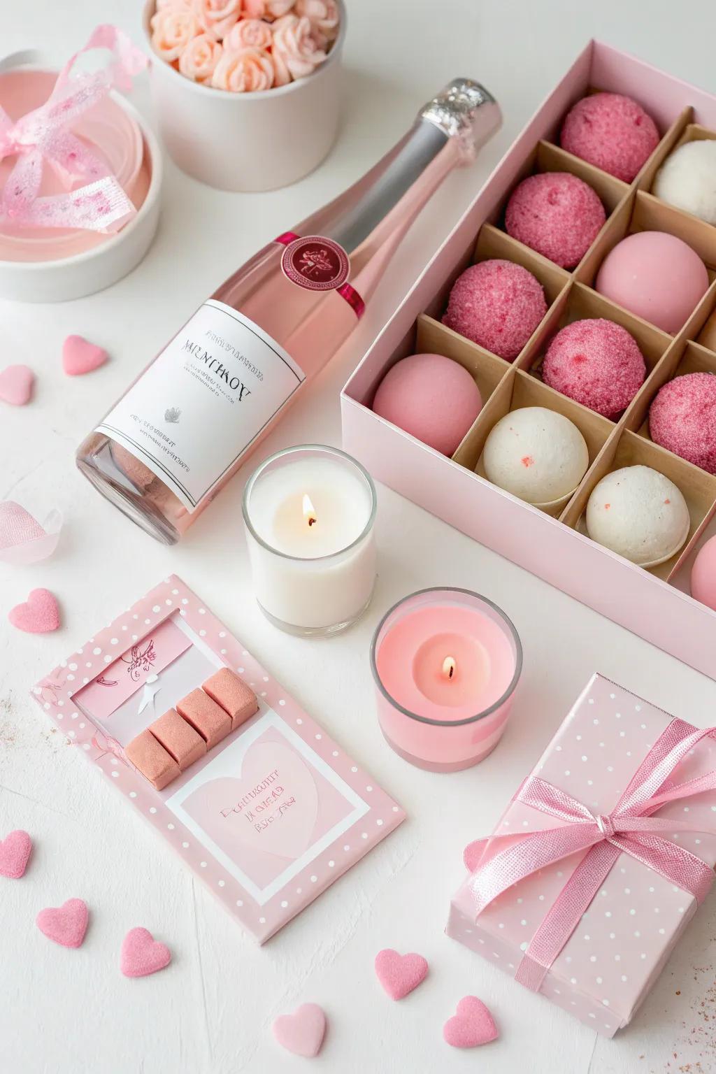 Rosy-themed party gifts deliver a sweet and memorable takeaway.