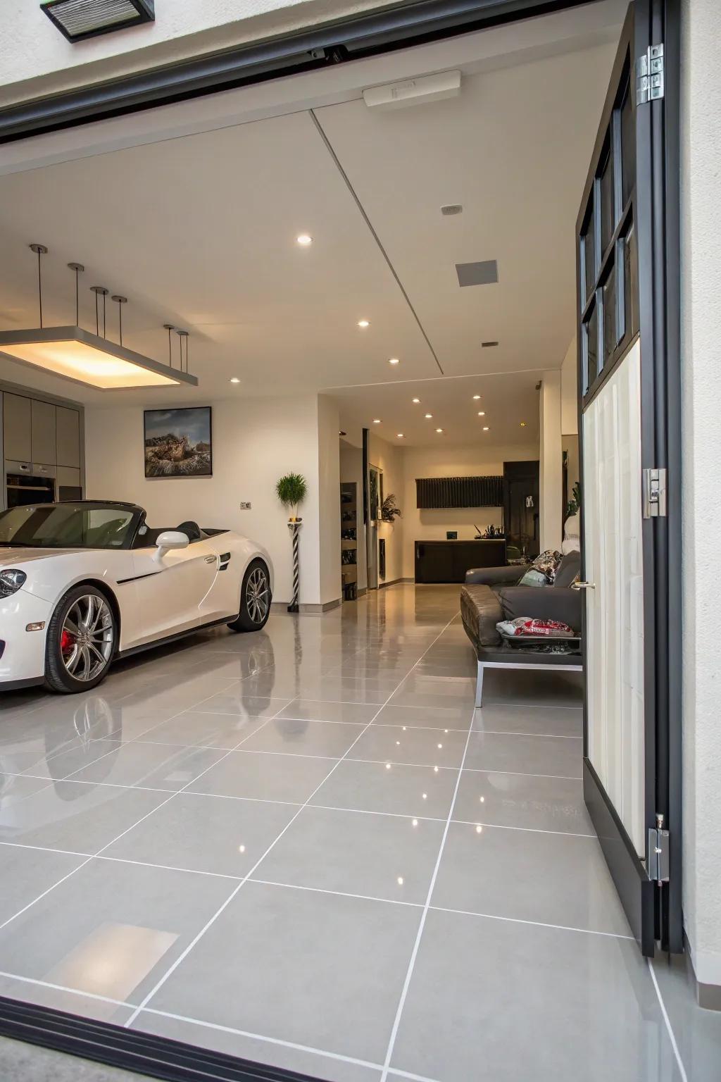 Achieve a crisp and contemporary look using minimalist stones.