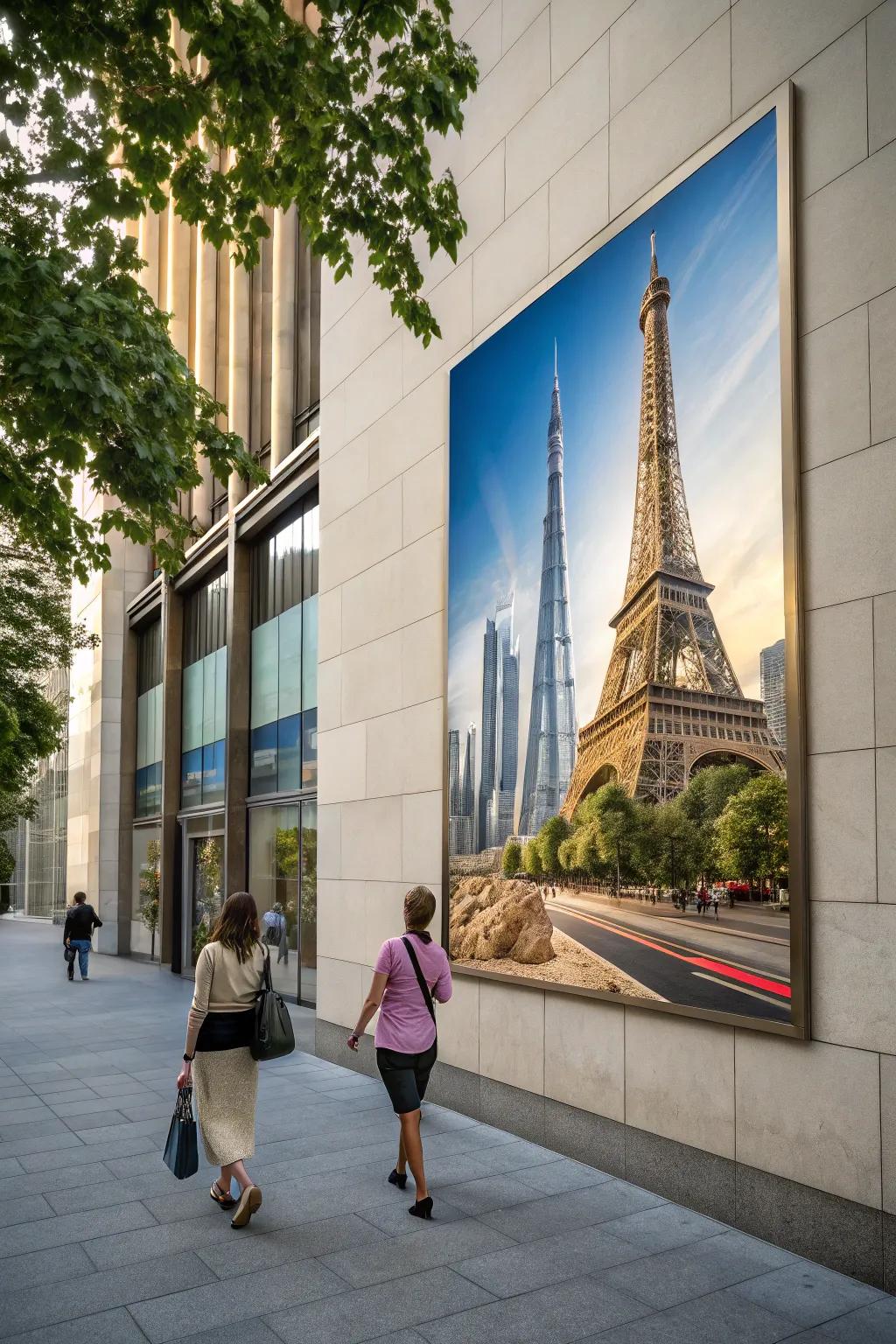 Architectural wall art adds a touch of elegance to your space.