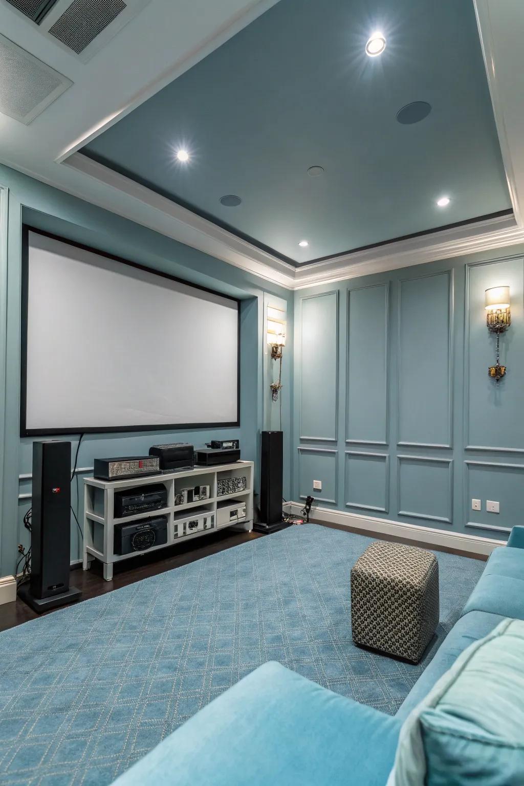 Colors that match make the room calm and welcoming.