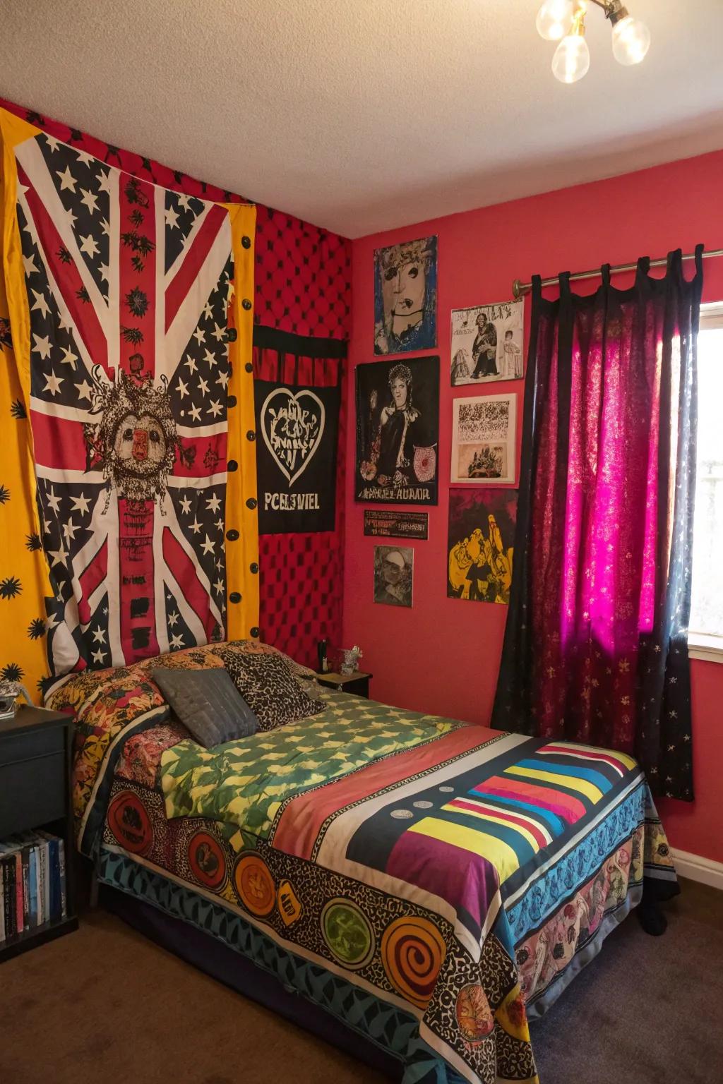 Revitalize your space with strong graphics and patterns.