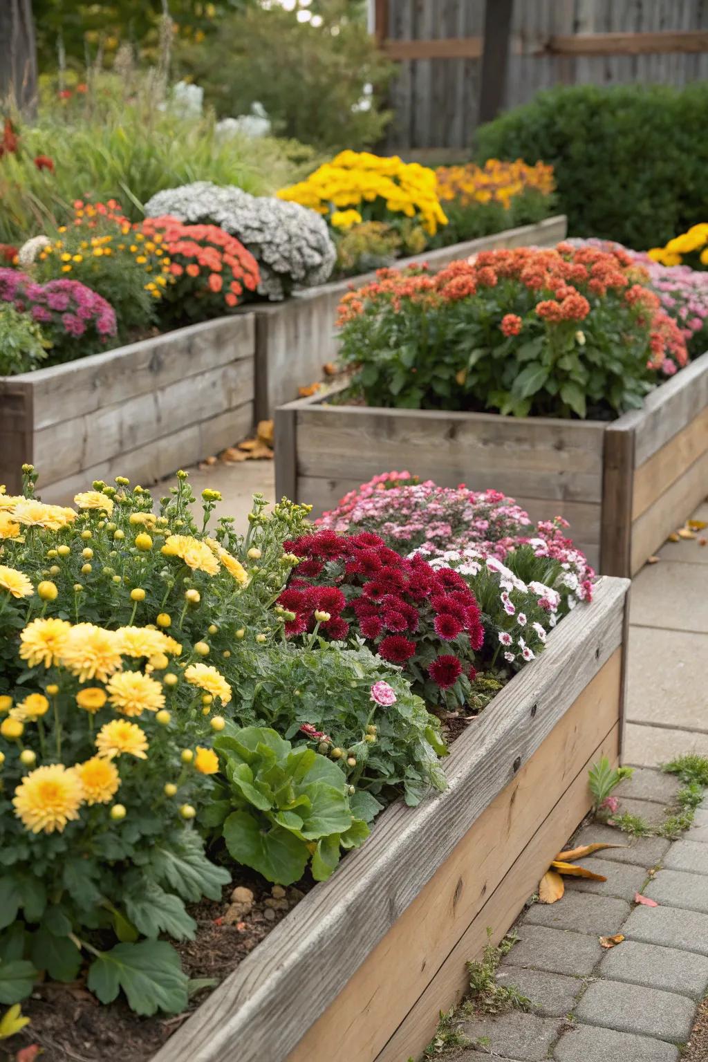 Seasonal rotation keeps your garden ever-changing.