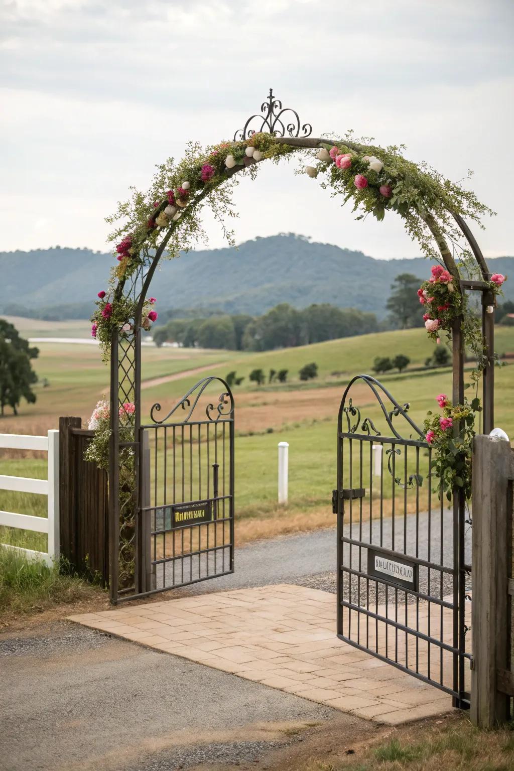 Functional gates that blend style and security.