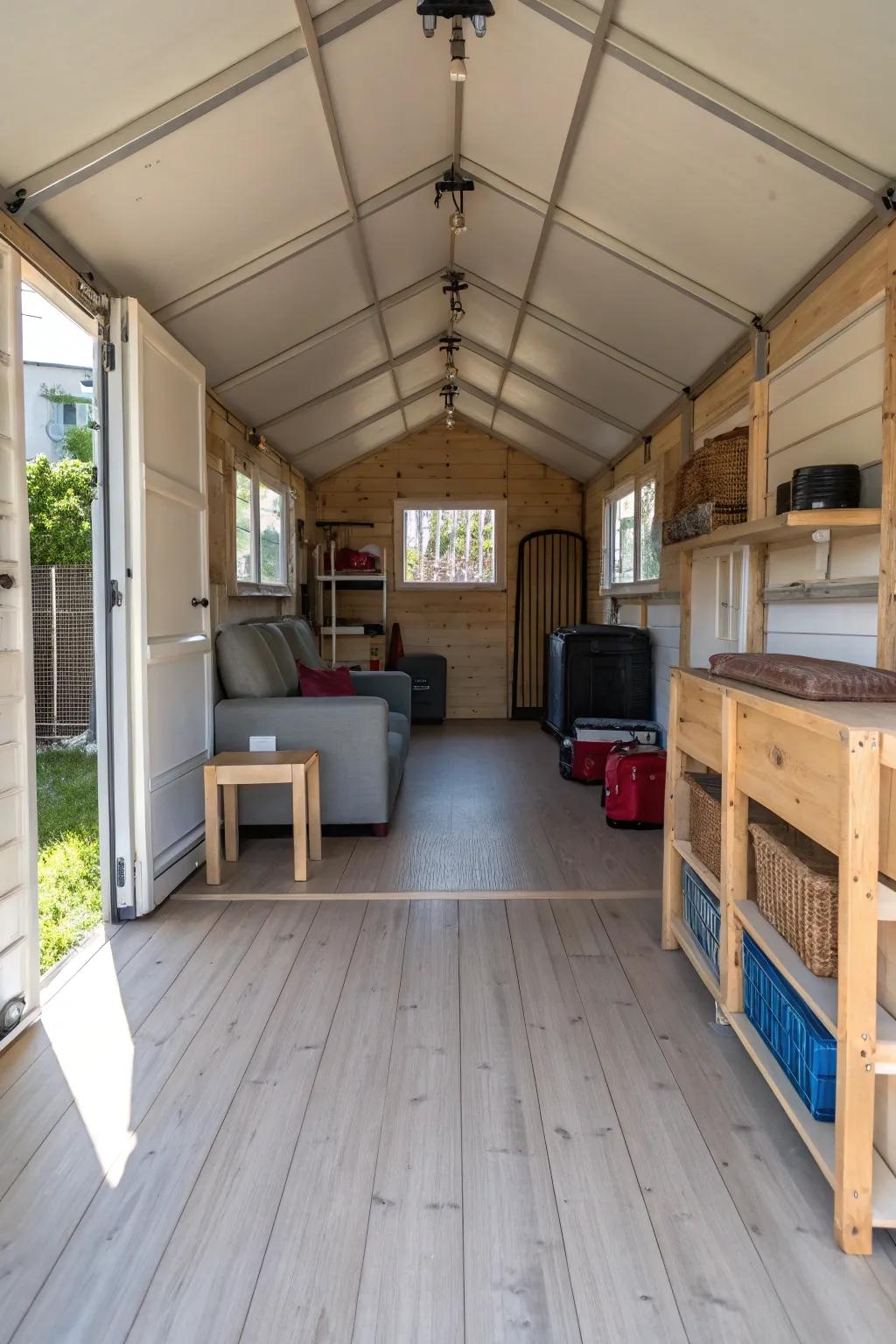 A flexible layout makes sure your bunkhouse meets every need.