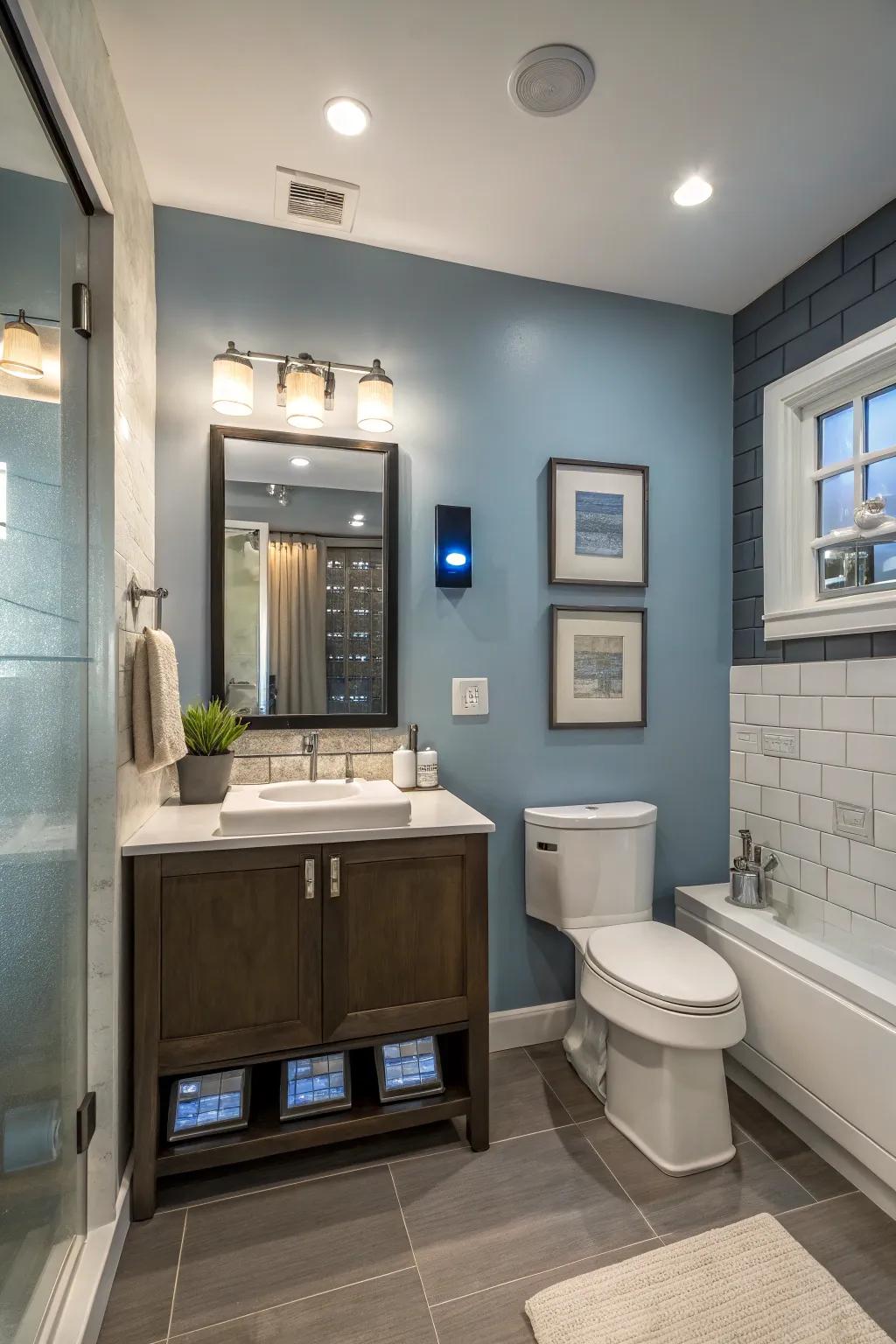 Smart lighting offering adaptable illumination.