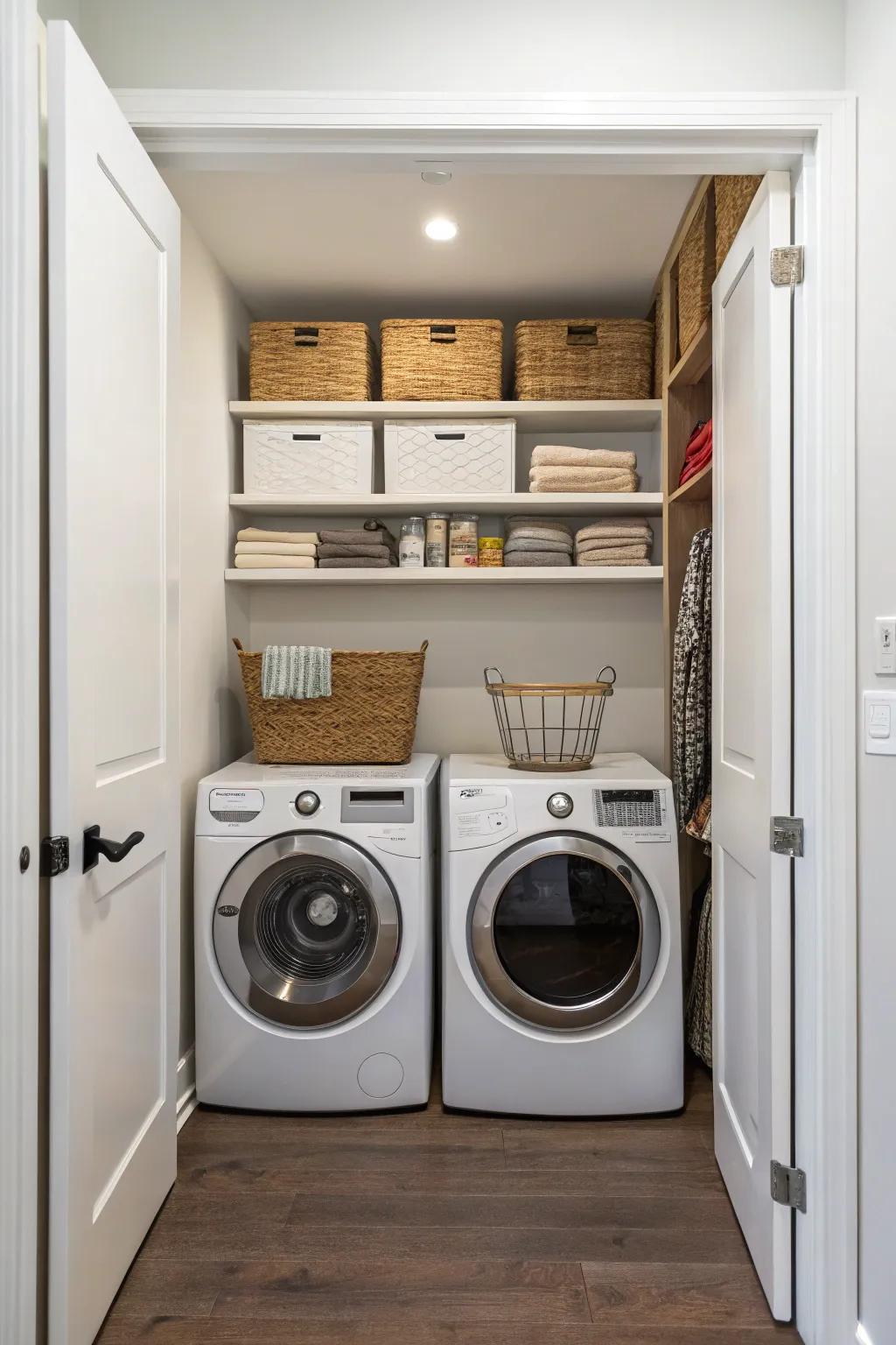 Small-scale appliances make room for additional features.