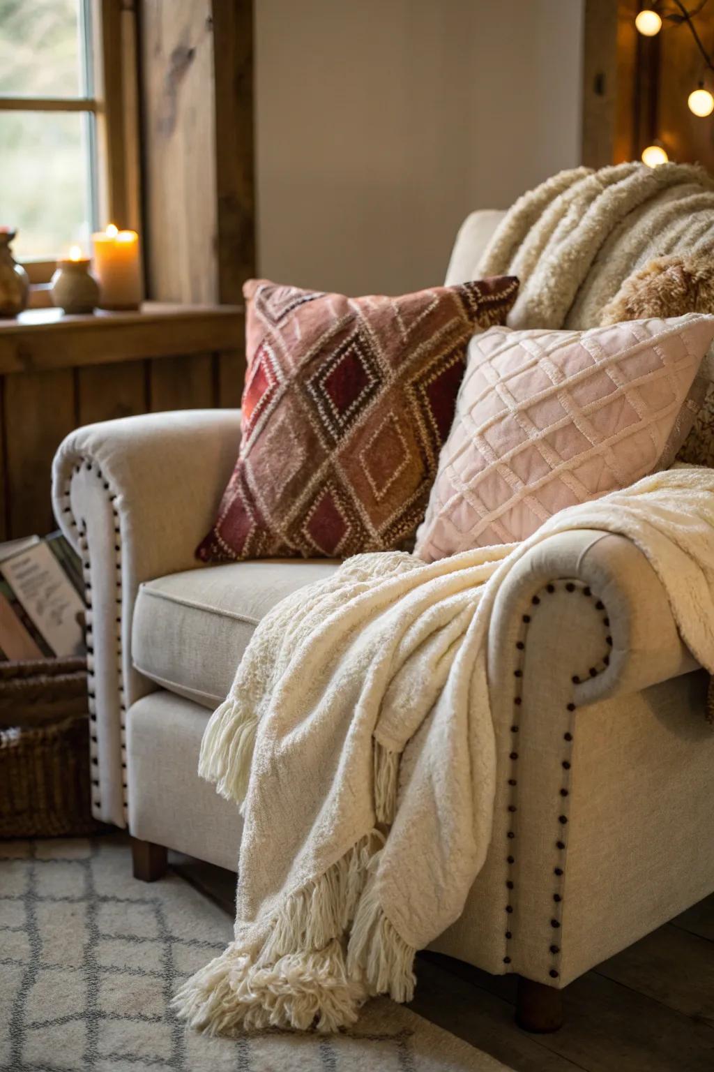 A warm spot offers comfort and invites guests to relax.