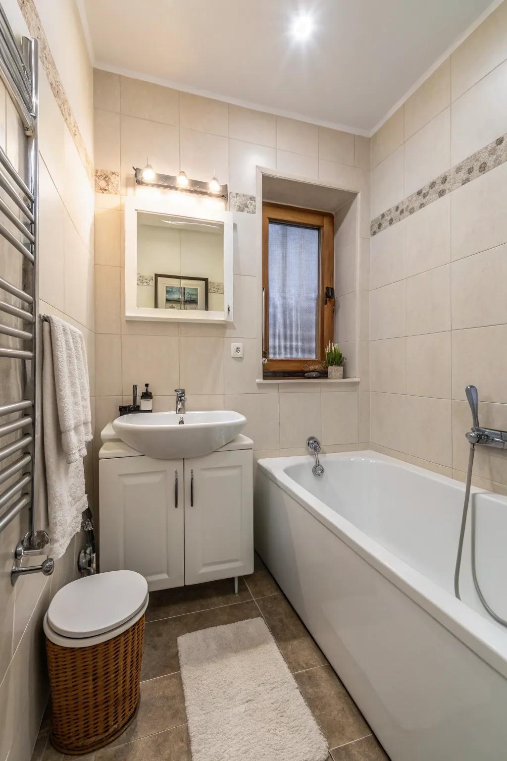Compact bathtubs bring luxury to smaller spaces.
