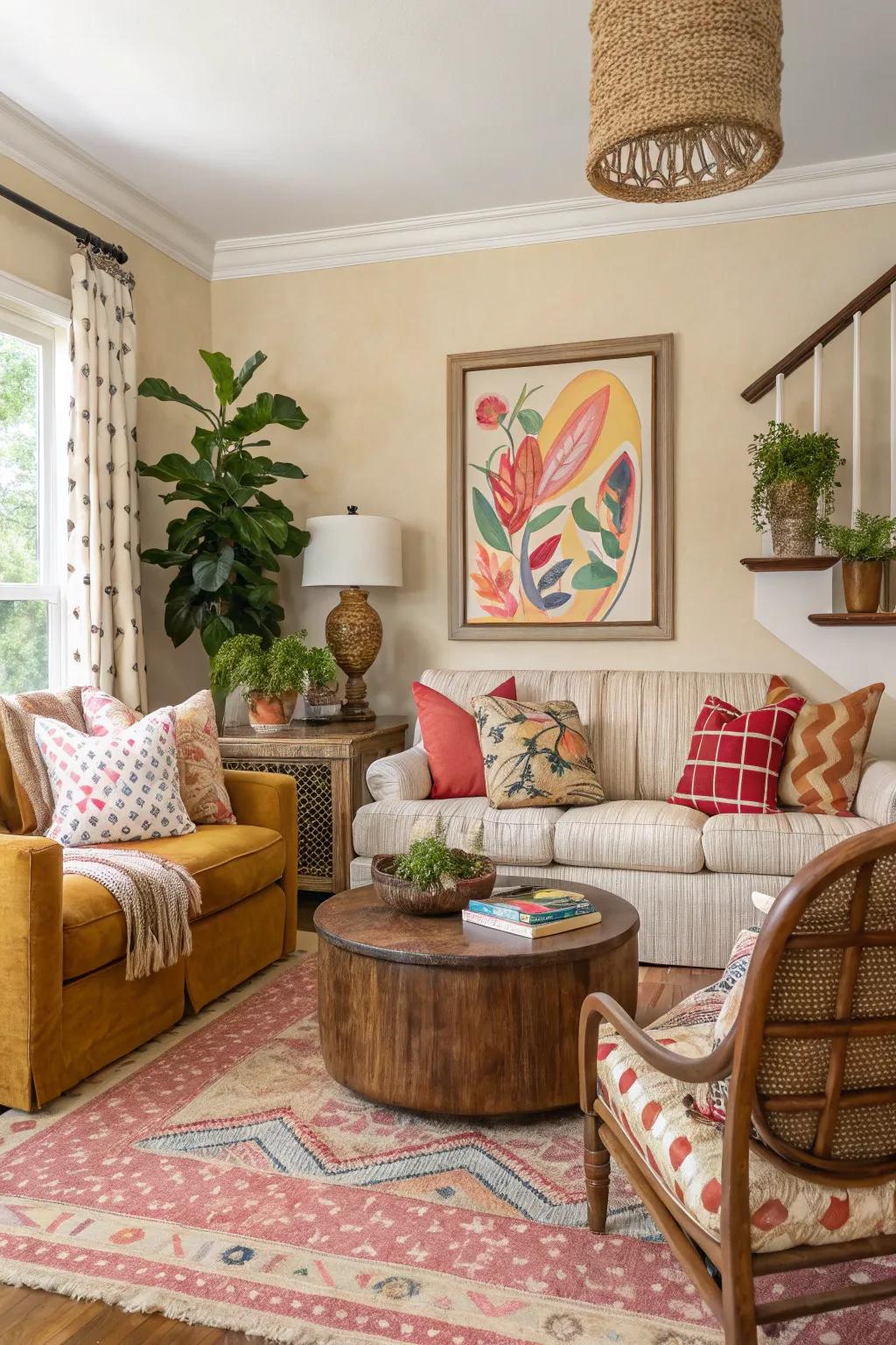 A touch of playfulness that infuses character to a Southern home.