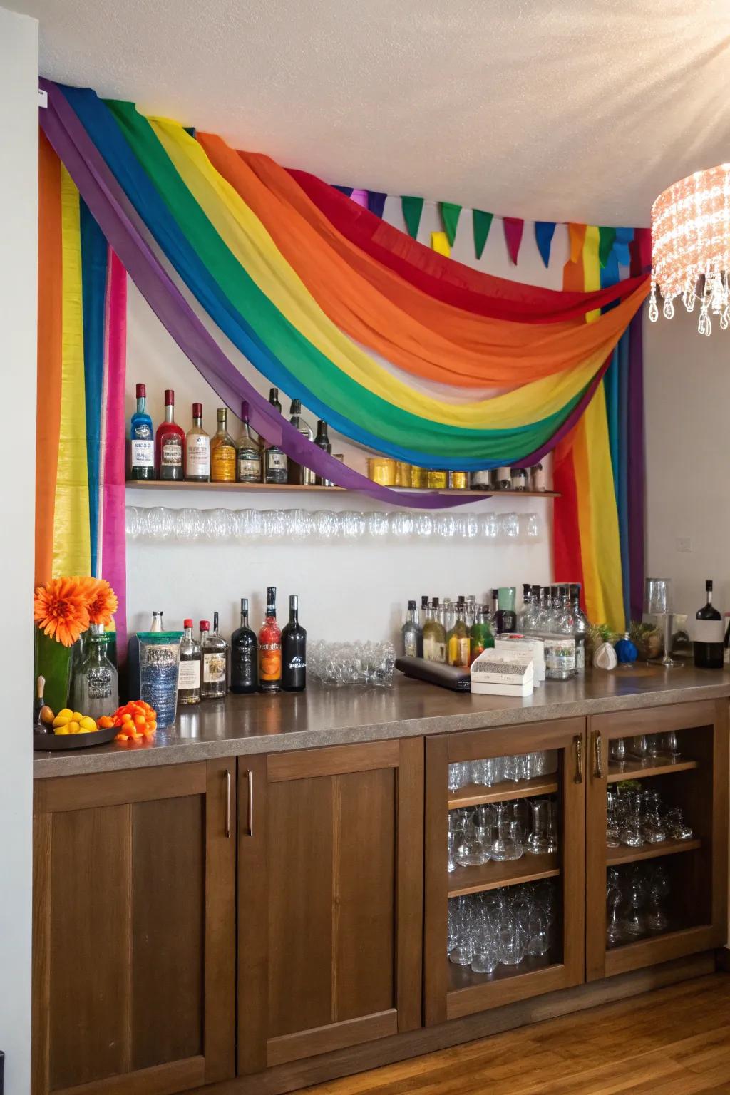 A spectrum scene adds a vibrant and whimsical touch to your decor.