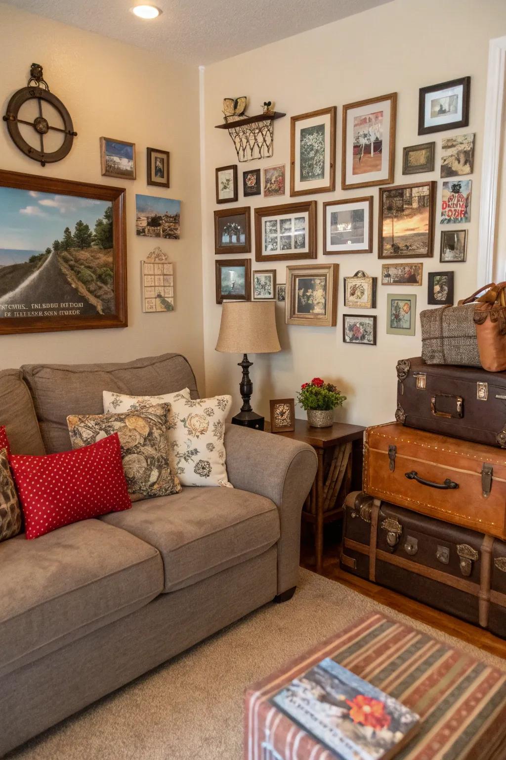 Personal touches that make a house a home.