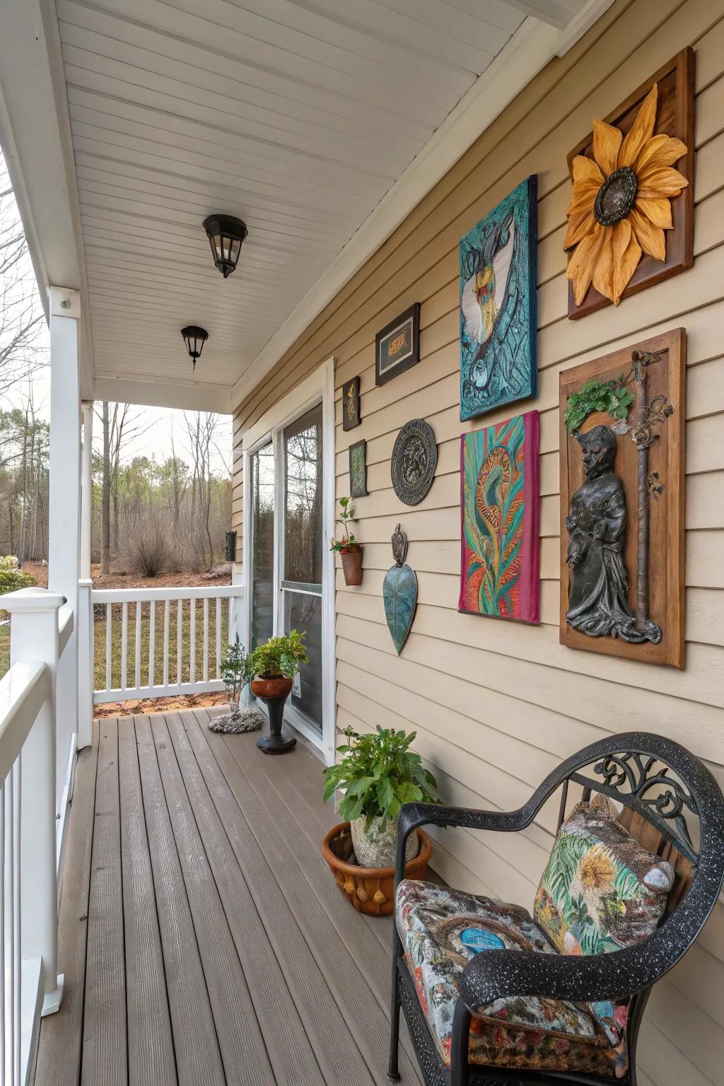 Express yourself with artistic wall decor.