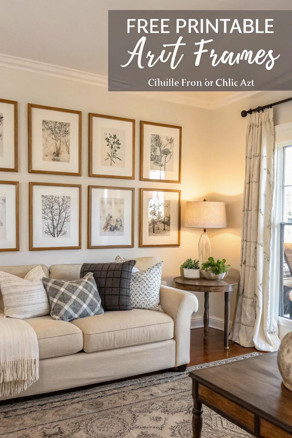 Digital art is a cost-effective way to refresh your walls.