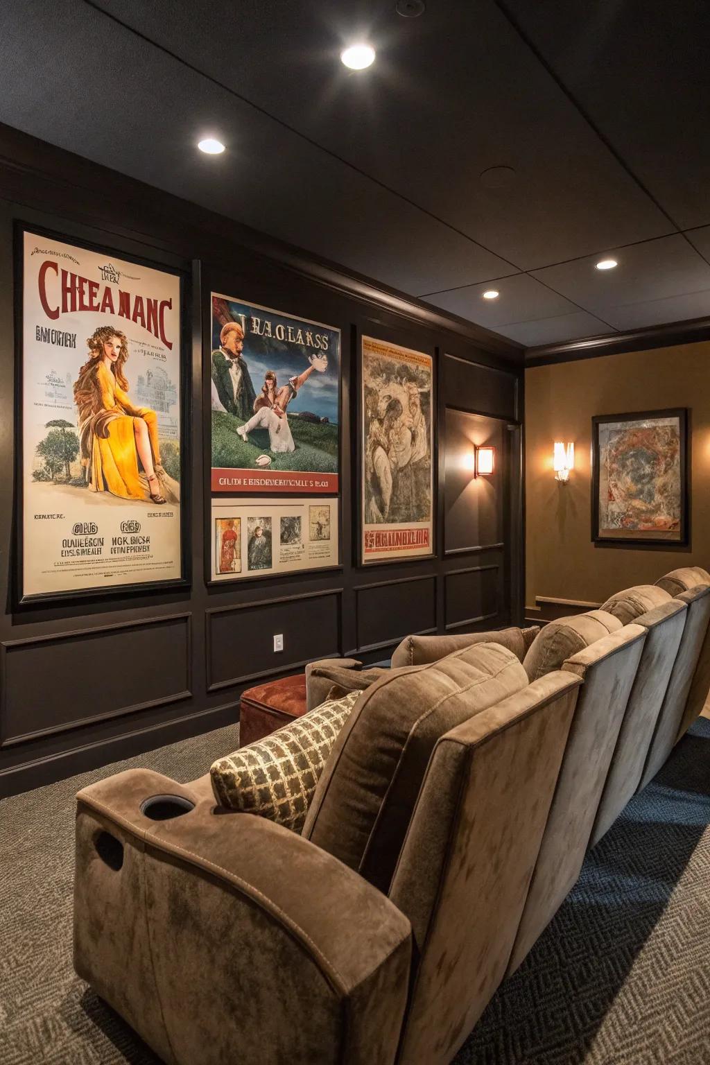 Vintage posters evoke nostalgia and character.