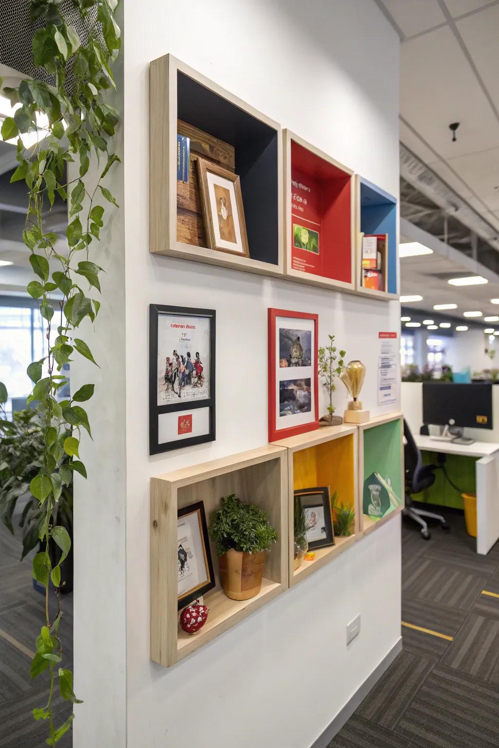 Memory boxes featuring cherished memorabilia.