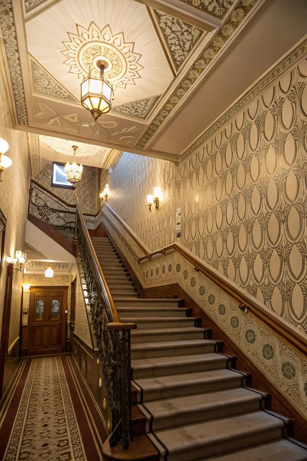 Vintage charisma through Art Style patterns.