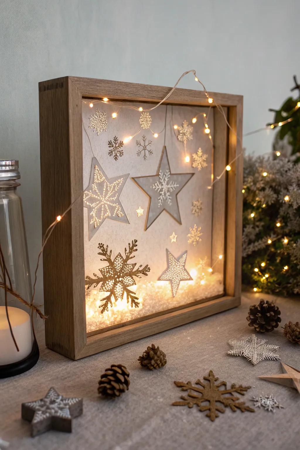 A solstice window display seizes the season's spirit artistically.