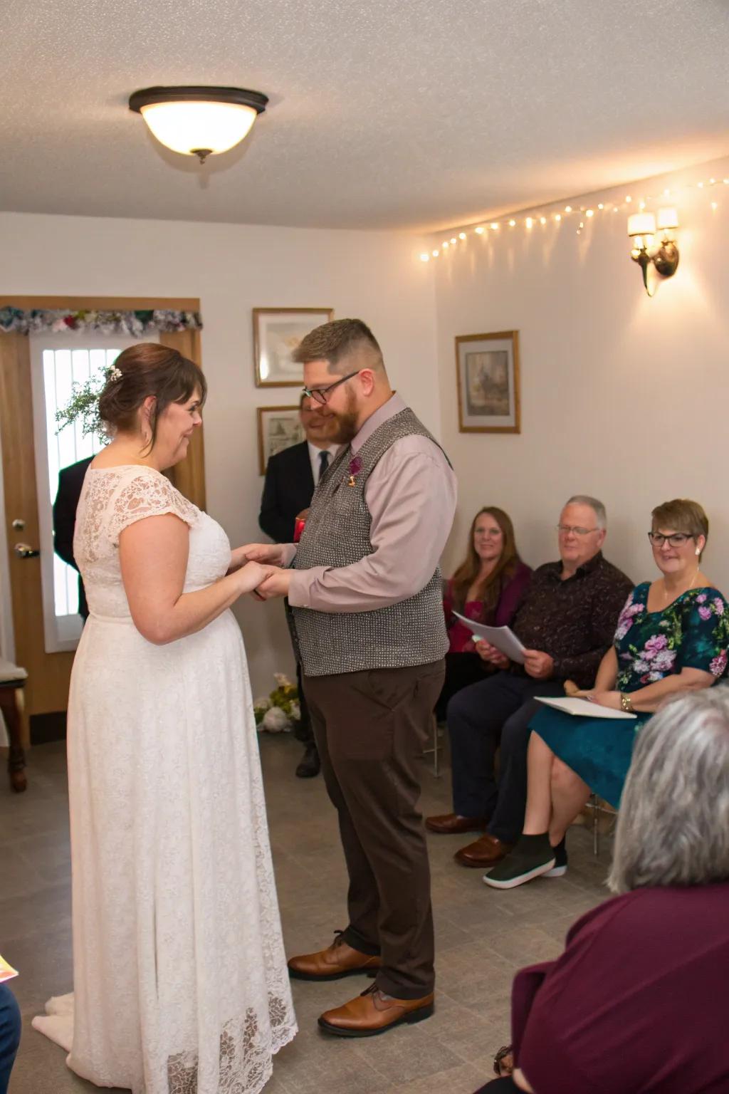 A heartfelt vow recommitment event celebrating enduring love.