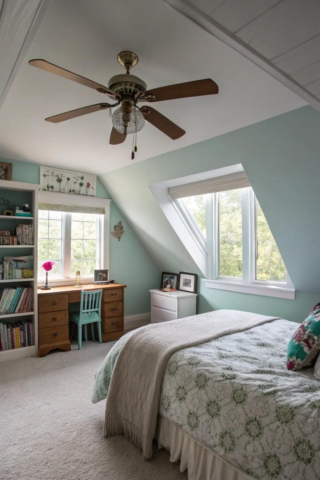 Good air flow makes sure your attic is comfortable.
