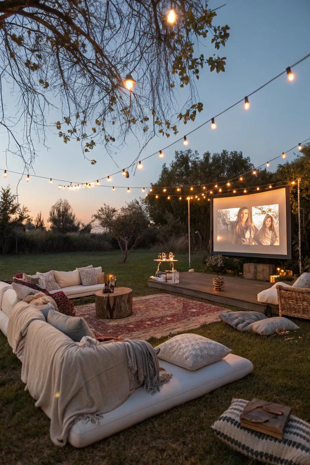 Convertible sofas offer comfort and flexibility for your viewing pleasure.