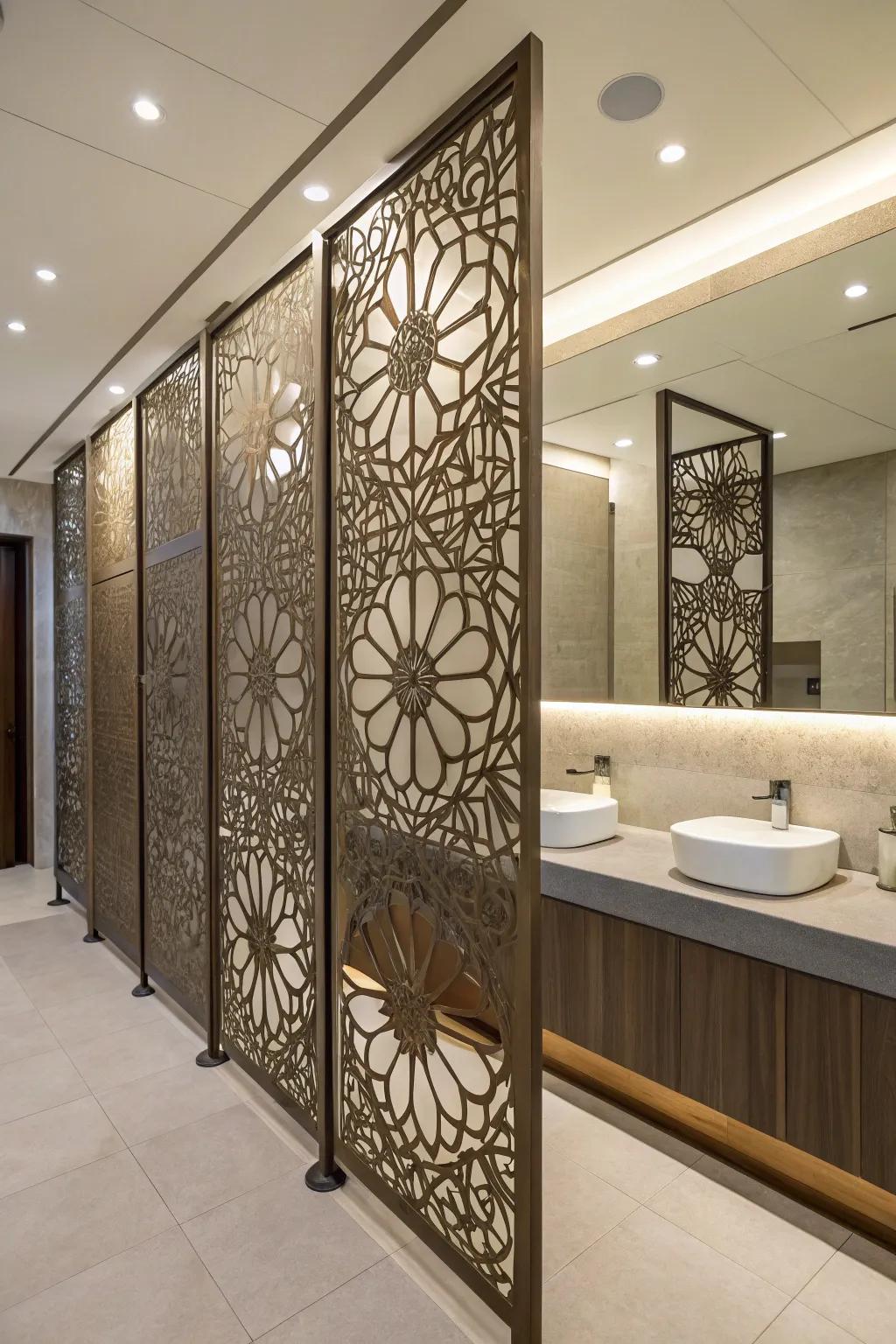 Precision trimming steel panels grant sophistication and intricate design.