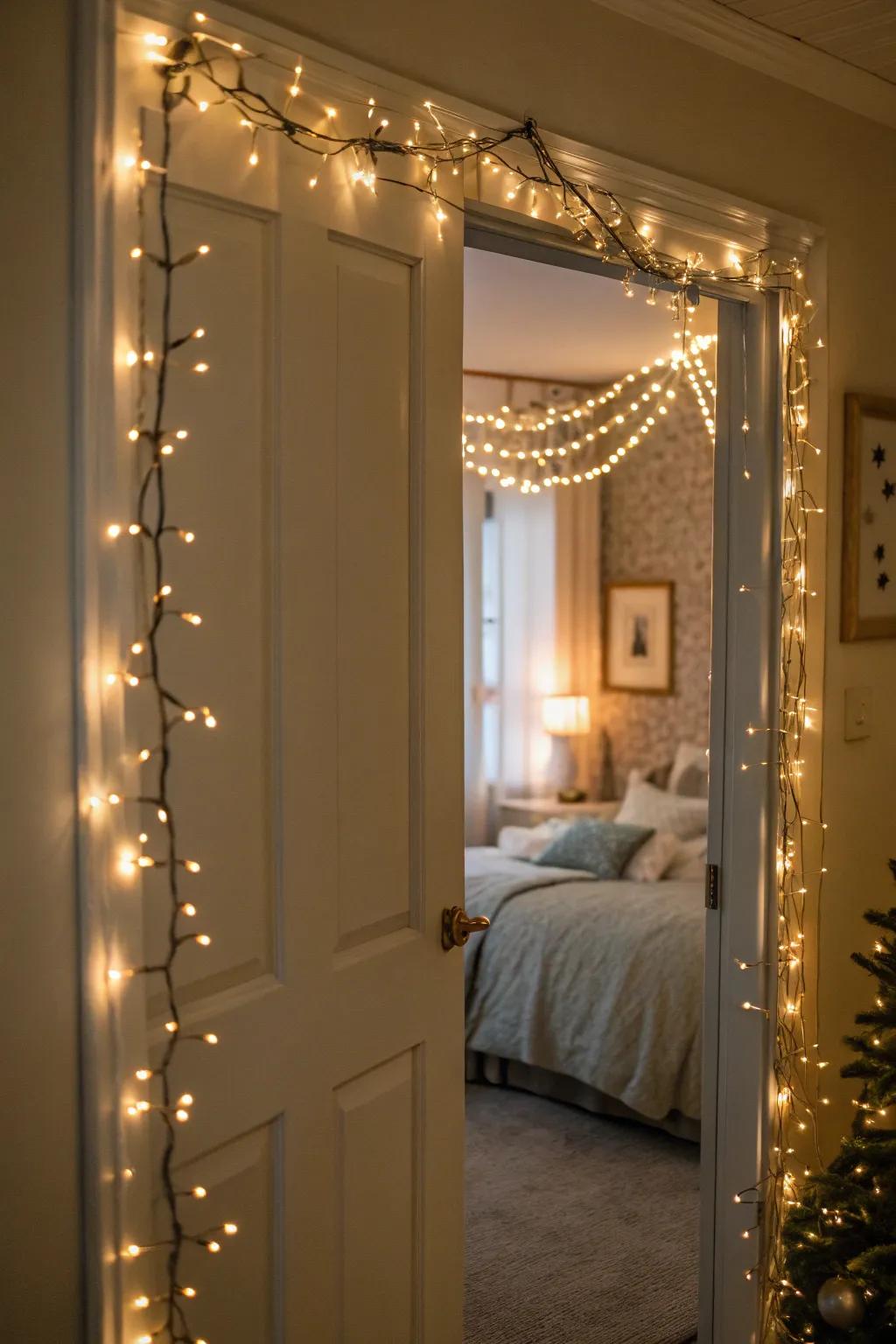 Sparkle lights add a magical and enchanting radiance to your bedroom.