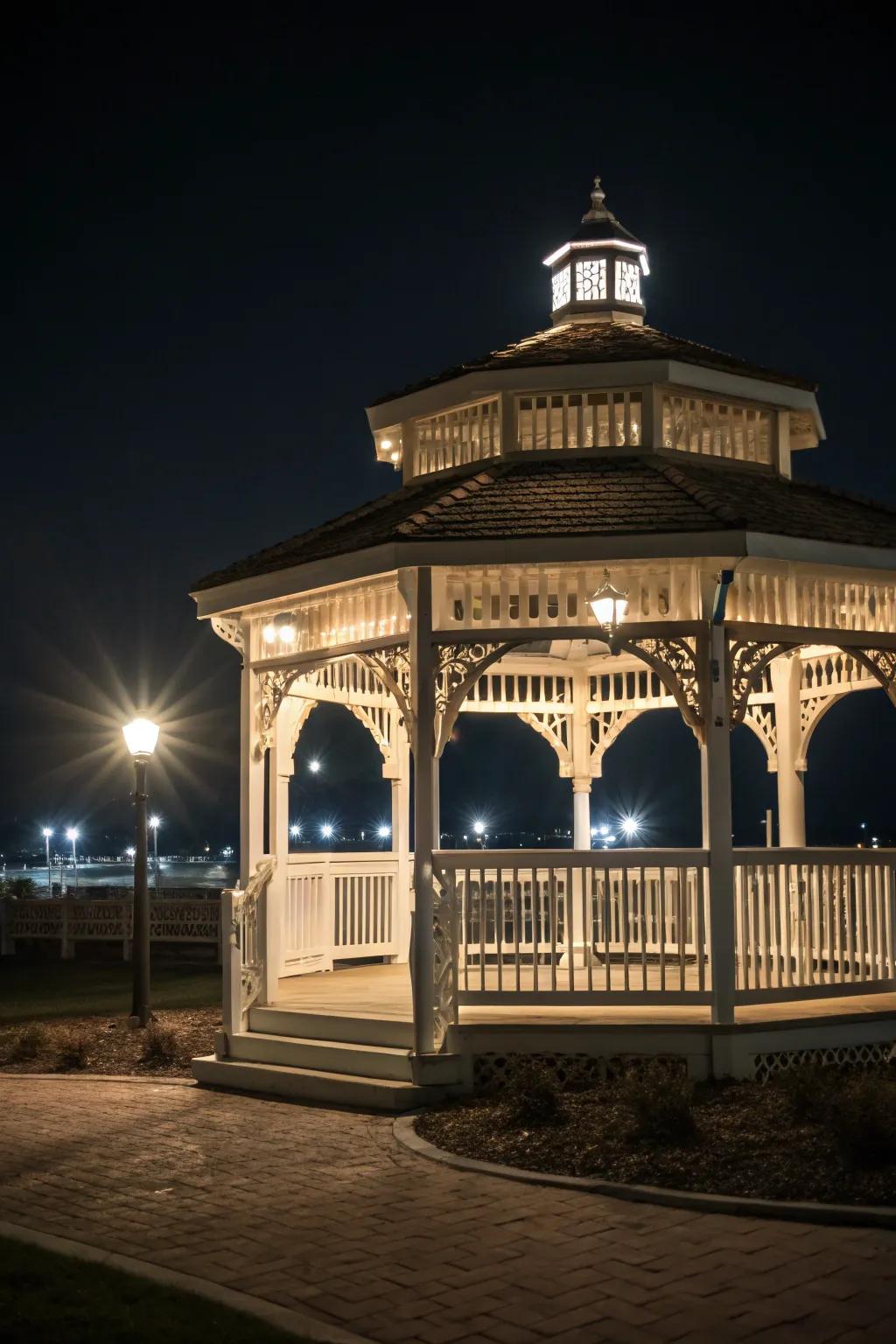 Beams accentuate architectural qualities, contributing depth and drama.