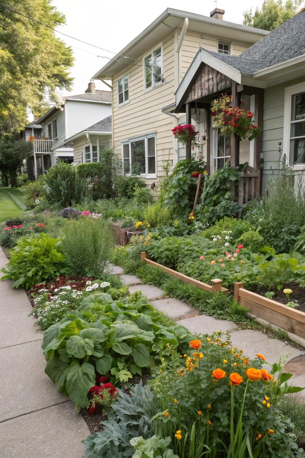 Produce adds both beauty and usefulness to your garden.