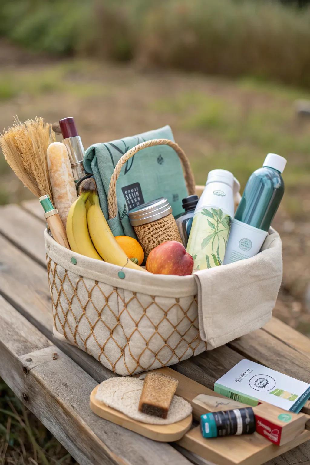 Celebrate mindful living with this eco-conscious basket.