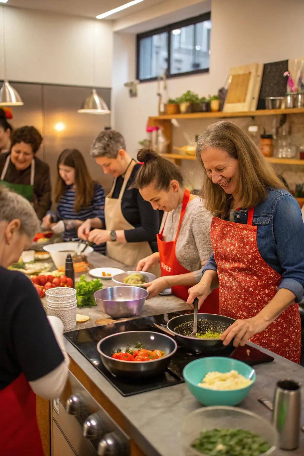 Cook up amusement and tastes through a participatory cooking session.