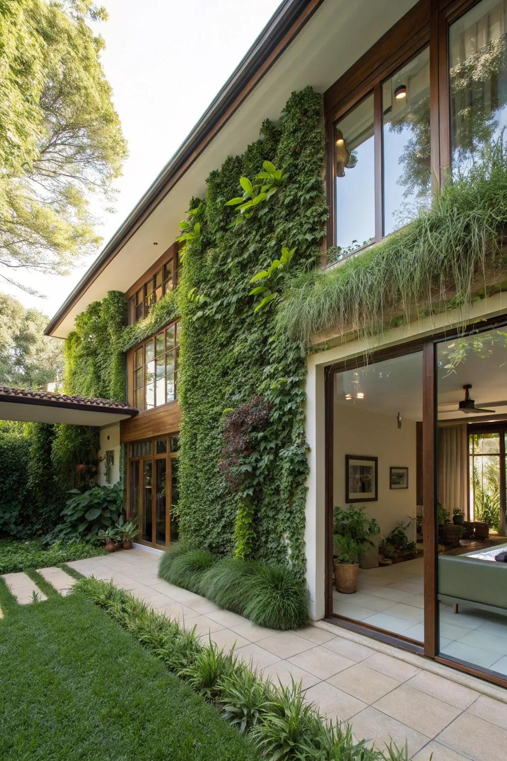 A living wall bringing nature into the heart of the home.