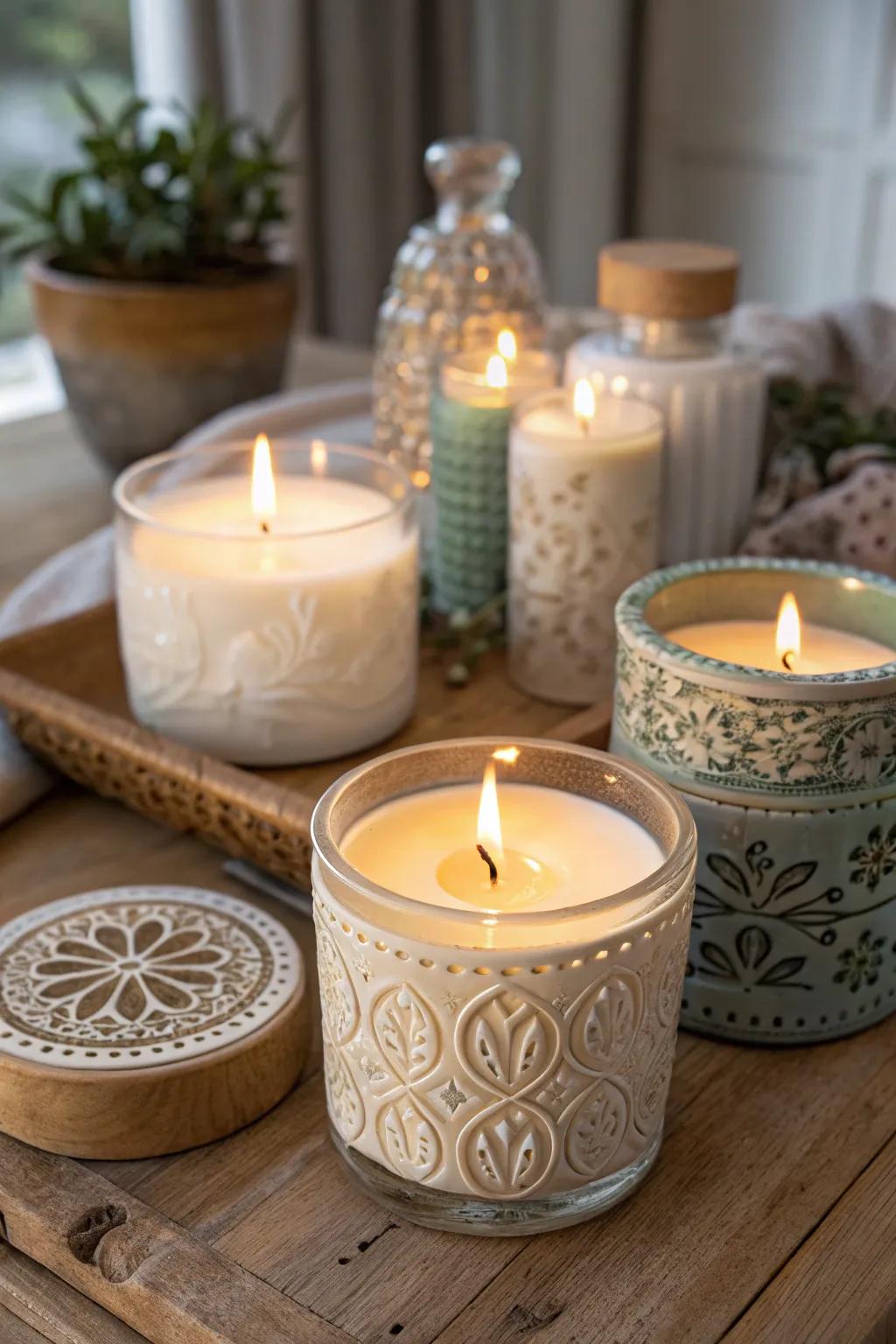 Handcrafted aromatic embers, adding a personal fragrance to the abode.