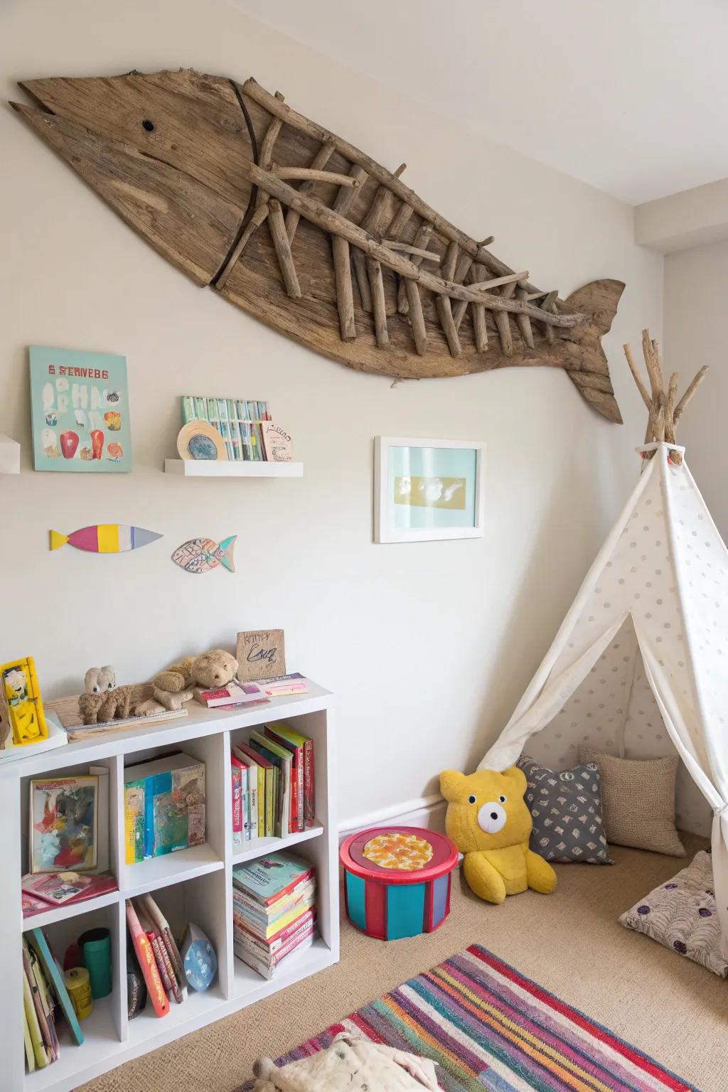 Shorewood fish art infuses a hint of caprice into your decor.