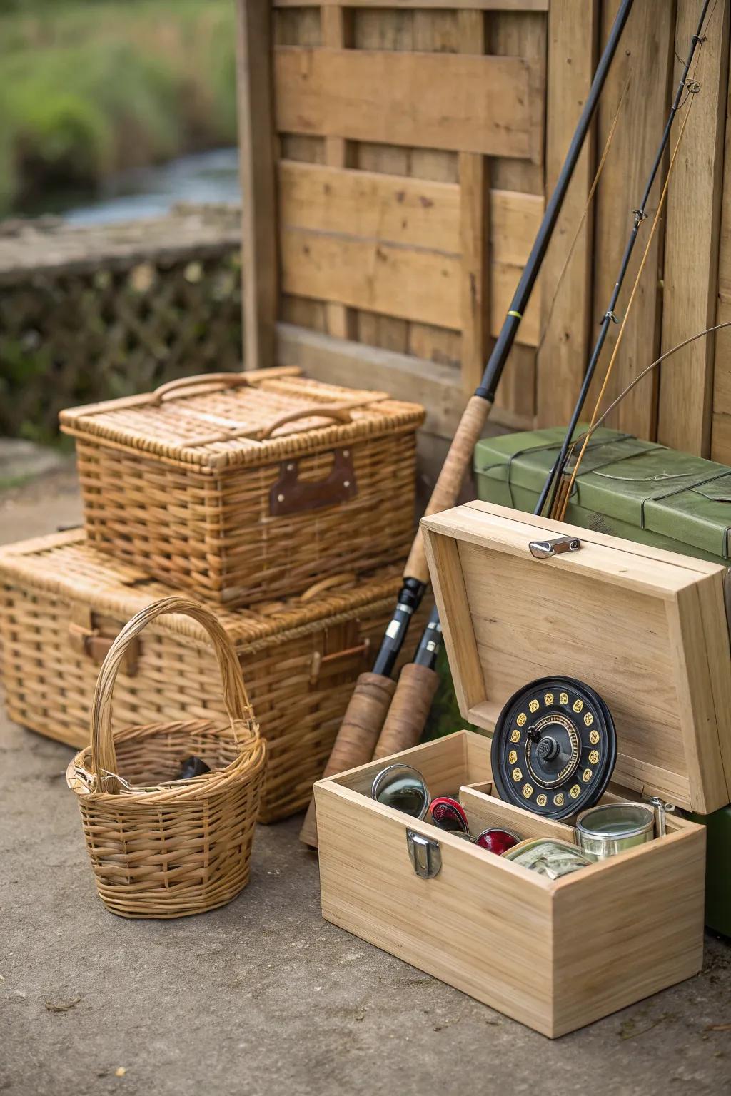 Sustainable storage for an elegant setup.