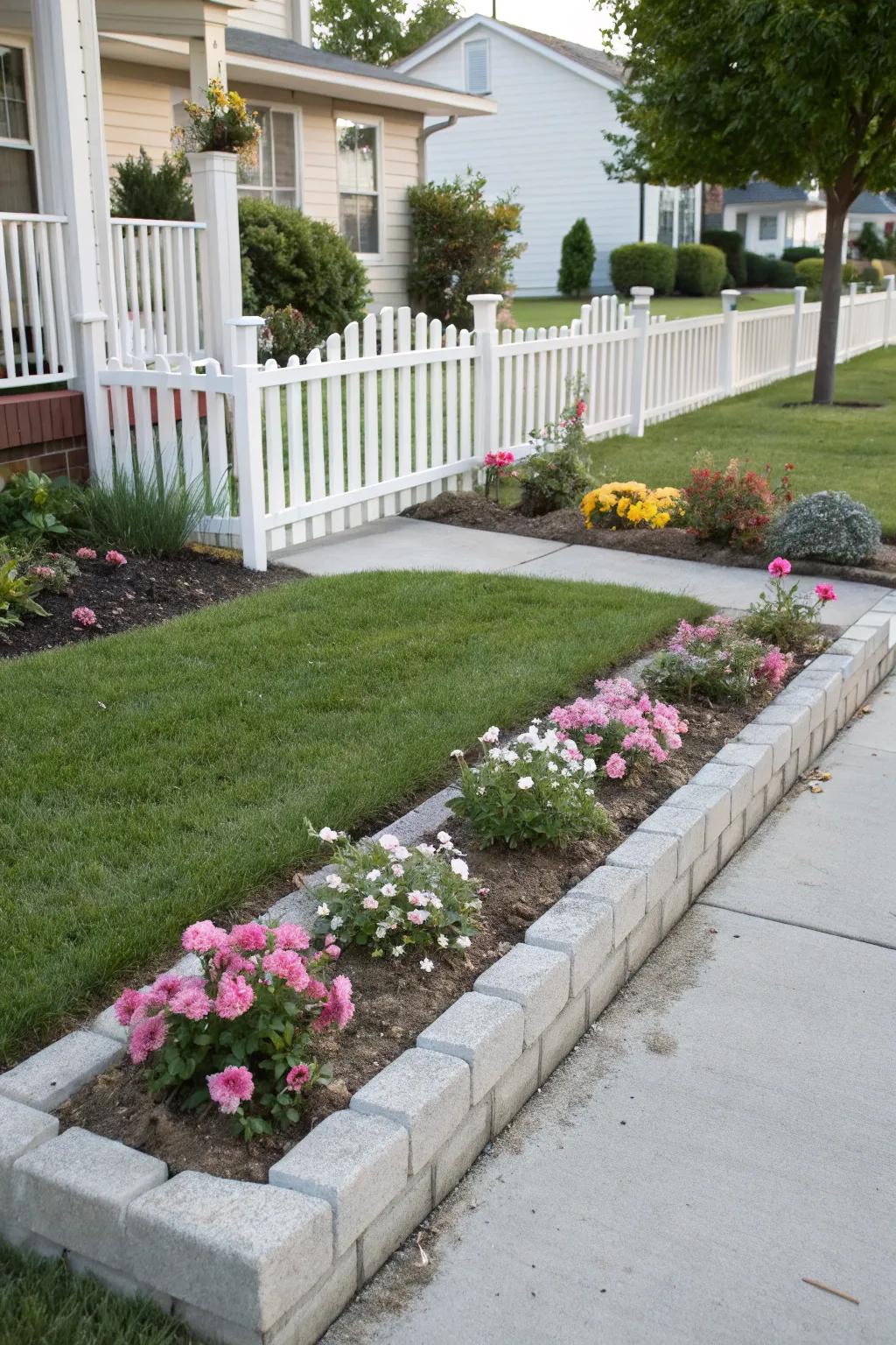 A minimalist design with a few striking plants creates a sophisticated look.