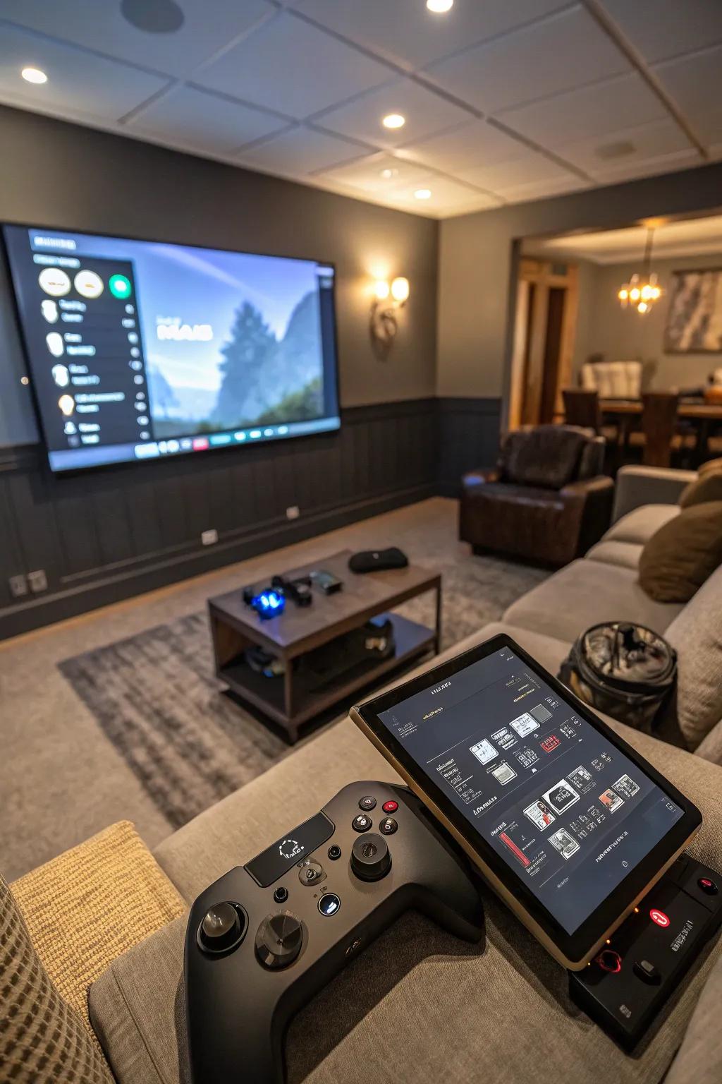 Modernize your gaming space with smart home integration.