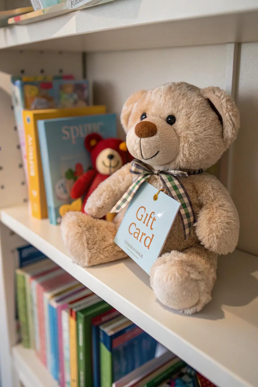 Gift cards paired with toys delight children and enhance the gifting experience.