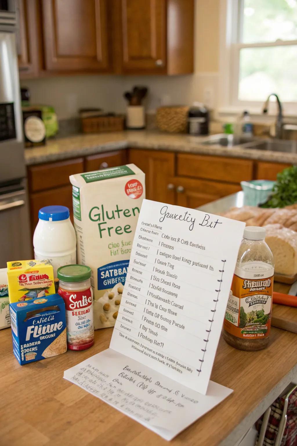 Consider diets when making food.