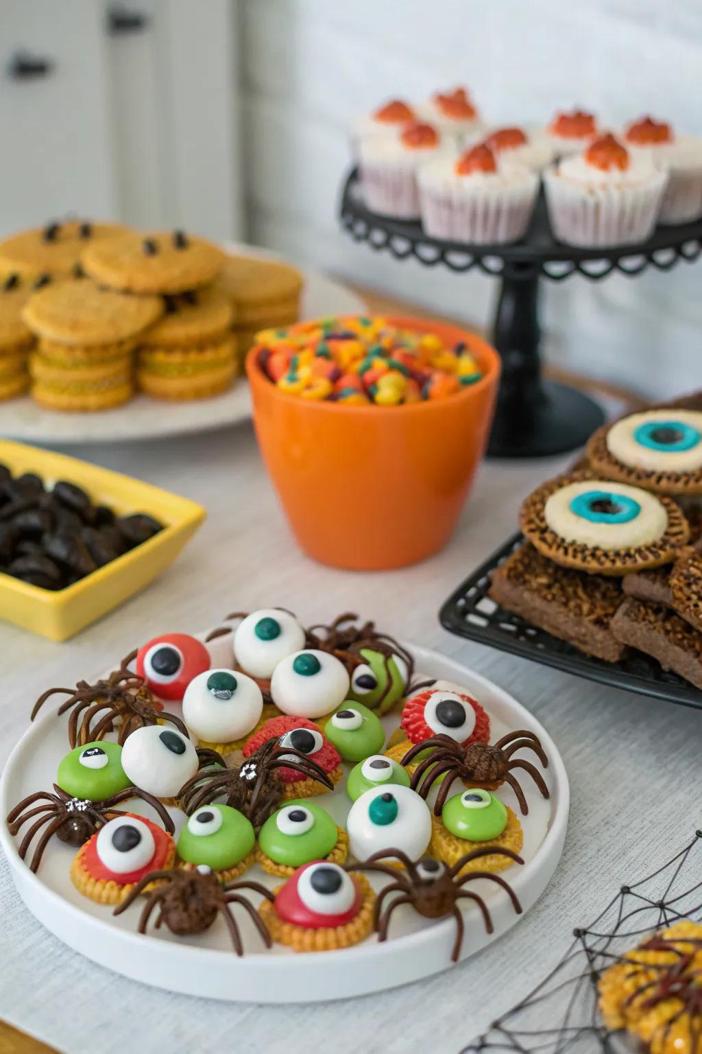 Edible decor injects a fun and interactive detail to the surface.