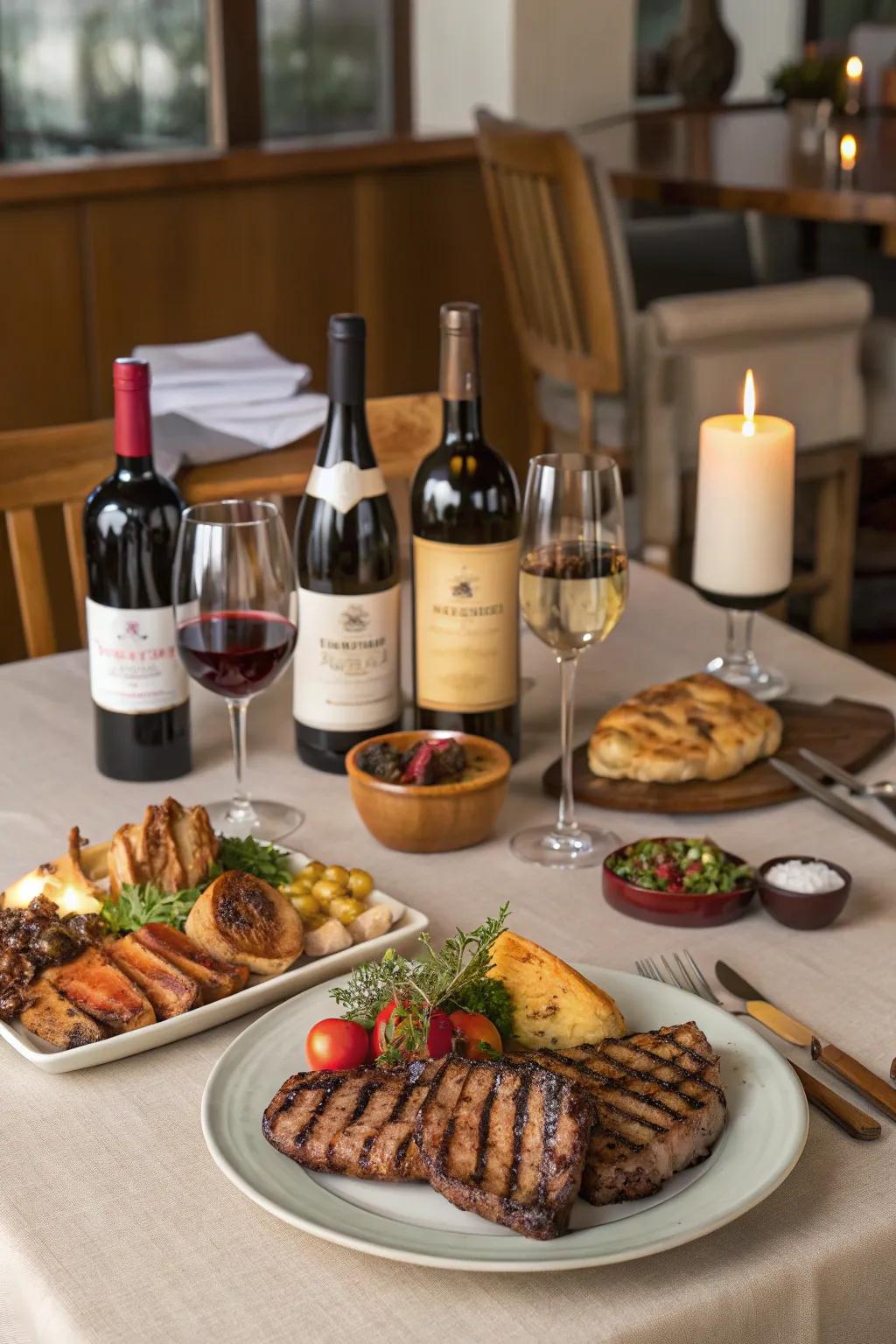 BBQ and wine discovery adds a touch of elegance to indoor grilling.