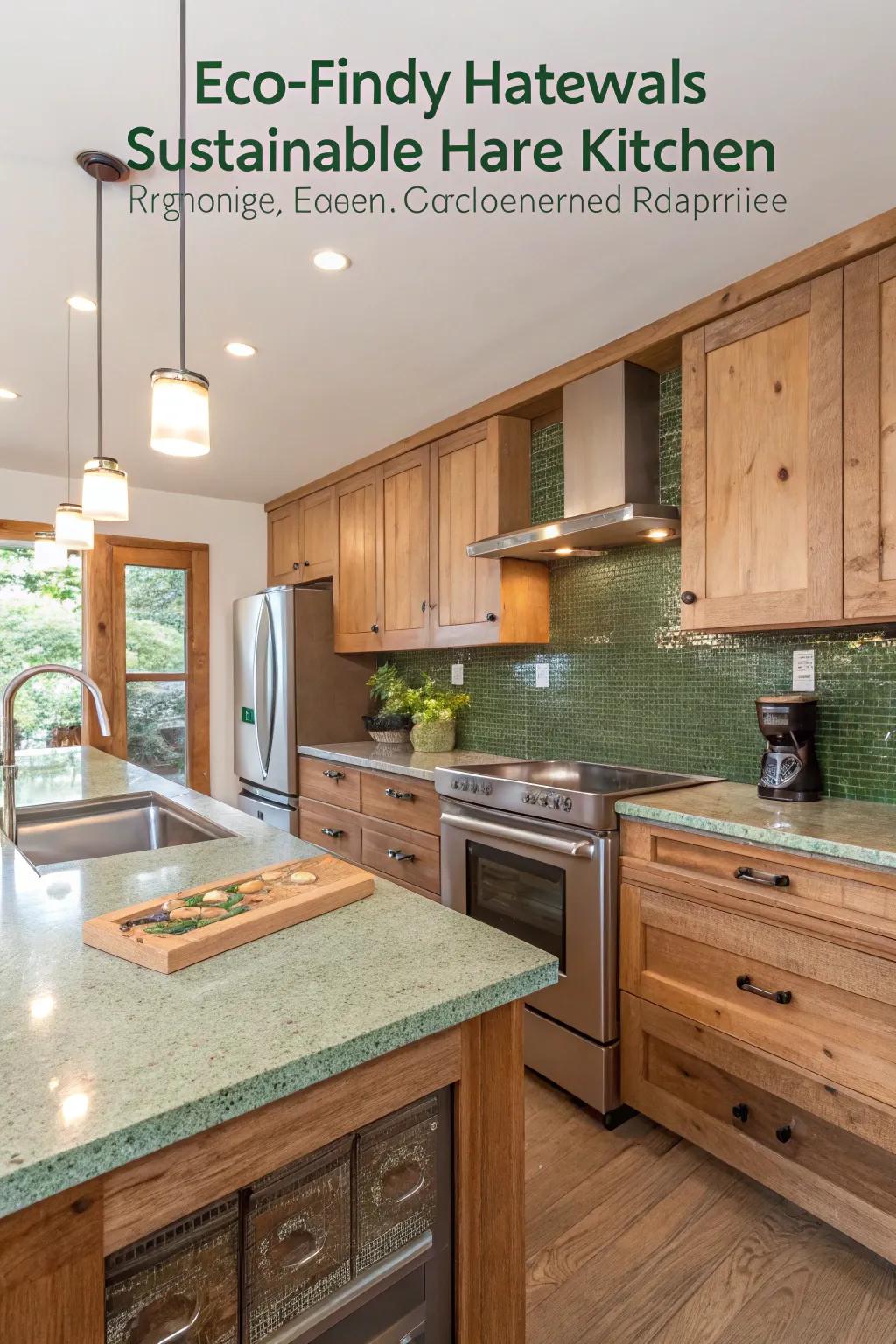 Environmentally friendly hardware that offers style with a sustainable touch.