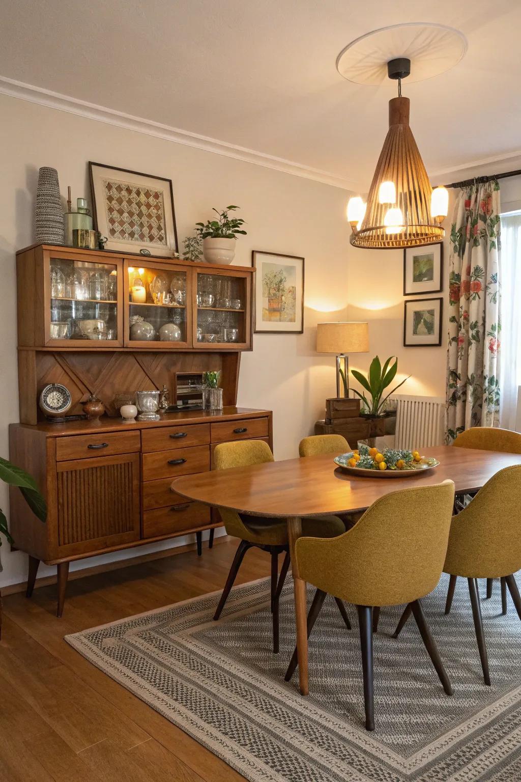 Vintage discoveries infuse uniqueness and a sense of history.