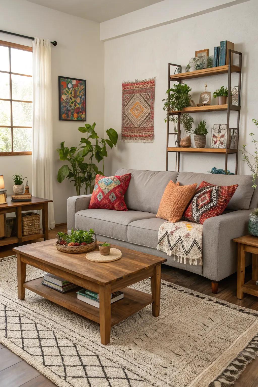A fair tint range makes a agreeable and welcoming parlor.